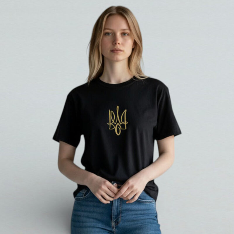 Жіноча футболка з Тризубом "Воля"