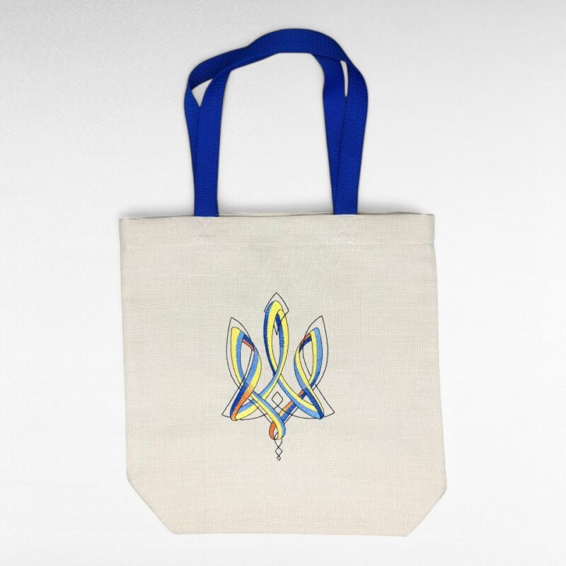 Сумка патріотична з вишитим артТризубом