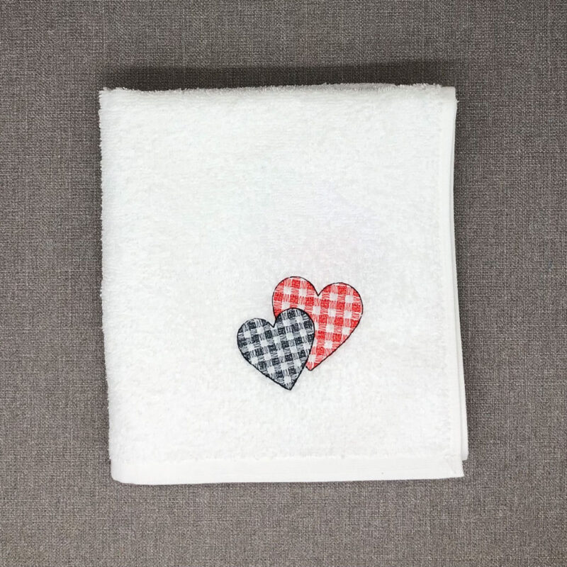 Рушник "Два картаті сердечка"