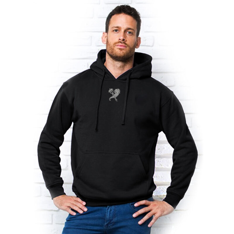 Патріотичне Худі з вишитим Гербом Харкова великих розмірів (3XL-5XL)